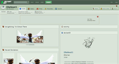 Desktop Screenshot of ellienessx3.deviantart.com