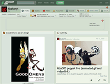 Tablet Screenshot of kbakonyi.deviantart.com