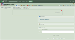 Desktop Screenshot of memory-of-alessa.deviantart.com