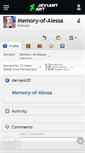 Mobile Screenshot of memory-of-alessa.deviantart.com