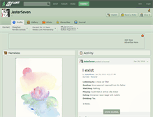 Tablet Screenshot of jesterseven.deviantart.com