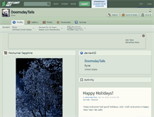 Tablet Screenshot of doomsdaytails.deviantart.com
