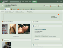 Tablet Screenshot of munozphotography.deviantart.com