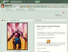 Tablet Screenshot of destructo-.deviantart.com