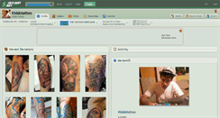 Desktop Screenshot of kiddotattoo.deviantart.com