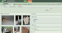 Desktop Screenshot of haradsson.deviantart.com