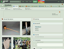 Tablet Screenshot of haradsson.deviantart.com