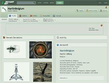 Tablet Screenshot of martinbelgium.deviantart.com