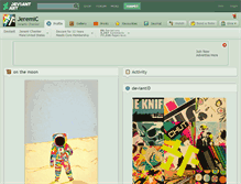 Tablet Screenshot of jeremic.deviantart.com