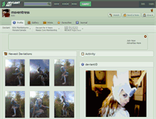 Tablet Screenshot of msventress.deviantart.com