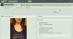 Desktop Screenshot of nerdygirlfashion.deviantart.com