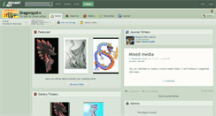 Desktop Screenshot of dragonspot.deviantart.com