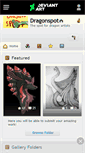 Mobile Screenshot of dragonspot.deviantart.com