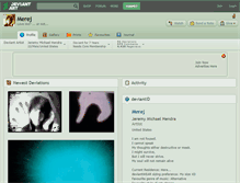 Tablet Screenshot of merej.deviantart.com