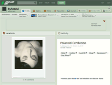 Tablet Screenshot of buhoazul.deviantart.com