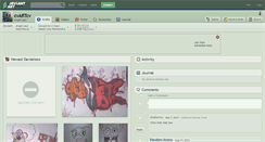 Desktop Screenshot of cvartcv.deviantart.com