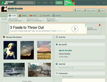Tablet Screenshot of alexis-brooke.deviantart.com