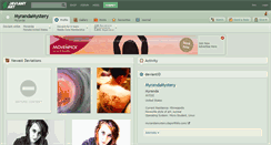 Desktop Screenshot of myrandamystery.deviantart.com