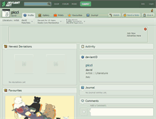 Tablet Screenshot of picci.deviantart.com