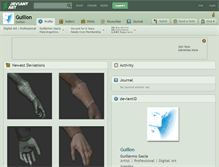 Tablet Screenshot of guillon.deviantart.com