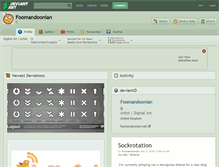 Tablet Screenshot of foomandoonian.deviantart.com