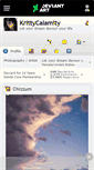 Mobile Screenshot of krittycalamity.deviantart.com