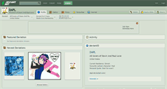 Desktop Screenshot of dapl.deviantart.com