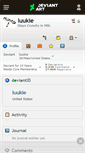 Mobile Screenshot of luukie.deviantart.com