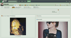 Desktop Screenshot of holunder.deviantart.com