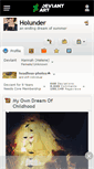 Mobile Screenshot of holunder.deviantart.com