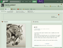 Tablet Screenshot of miseria-cantare1.deviantart.com