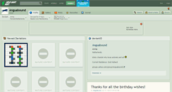 Desktop Screenshot of anguabound.deviantart.com