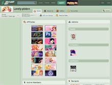 Tablet Screenshot of lovely-pixie.deviantart.com