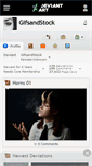 Mobile Screenshot of gifsandstock.deviantart.com