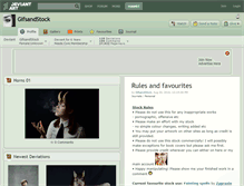 Tablet Screenshot of gifsandstock.deviantart.com