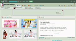 Desktop Screenshot of partywithdemetria.deviantart.com