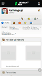Mobile Screenshot of kammypup.deviantart.com