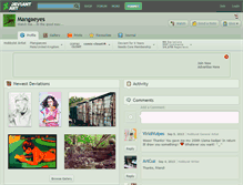 Tablet Screenshot of mangaeyes.deviantart.com