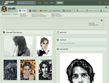 Tablet Screenshot of kikobr.deviantart.com