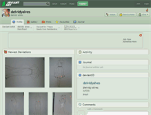 Tablet Screenshot of deividyalves.deviantart.com