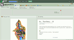 Desktop Screenshot of nightmare58710.deviantart.com