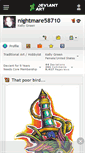 Mobile Screenshot of nightmare58710.deviantart.com