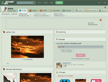 Tablet Screenshot of onns.deviantart.com