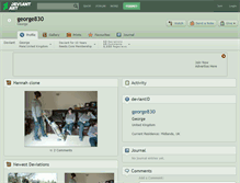 Tablet Screenshot of george830.deviantart.com