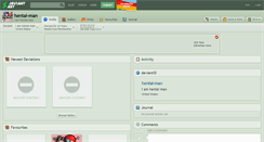 Desktop Screenshot of hentai-man.deviantart.com