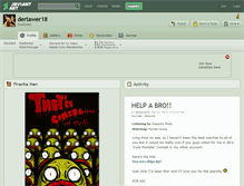 Tablet Screenshot of dertawer18.deviantart.com