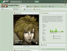 Tablet Screenshot of cloudxxxtifa.deviantart.com