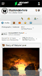 Mobile Screenshot of illusiondevivre.deviantart.com