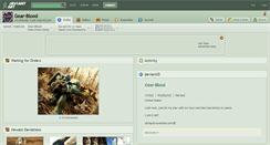 Desktop Screenshot of gear-blood.deviantart.com