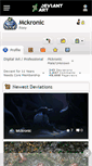 Mobile Screenshot of mckronic.deviantart.com